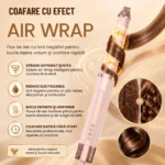 Aparat de coafat 6 în 1, 1300 W, cu ionizare - imagine 6