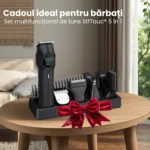 Aparat de tuns electric STF-34, lame din oțel inoxidabil, reîncărcare USB, IPX7 - imagine 2