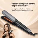 Placă de păr cu abur și infraroșu pentru îndreptare - imagine 4