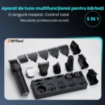 Aparat de tuns electric STF-34, lame din oțel inoxidabil, reîncărcare USB, IPX7 - imagine 5