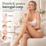 Epilator IPL StfTauc cu 8 niveluri, răcire 4–10 °C, alb-auriu - imagine 13