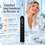 Periuță electrică sonică StfTauc, 8 capete, 5 moduri, afișaj, temporizator 2 minute, USB-C - imagine 10