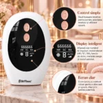 Epilator IPL StfTauc cu 8 niveluri, răcire 4–10 °C, alb-auriu - imagine 9
