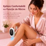 Epilator IPL StfTauc cu 8 niveluri, răcire 4–10 °C, alb-auriu - imagine 6