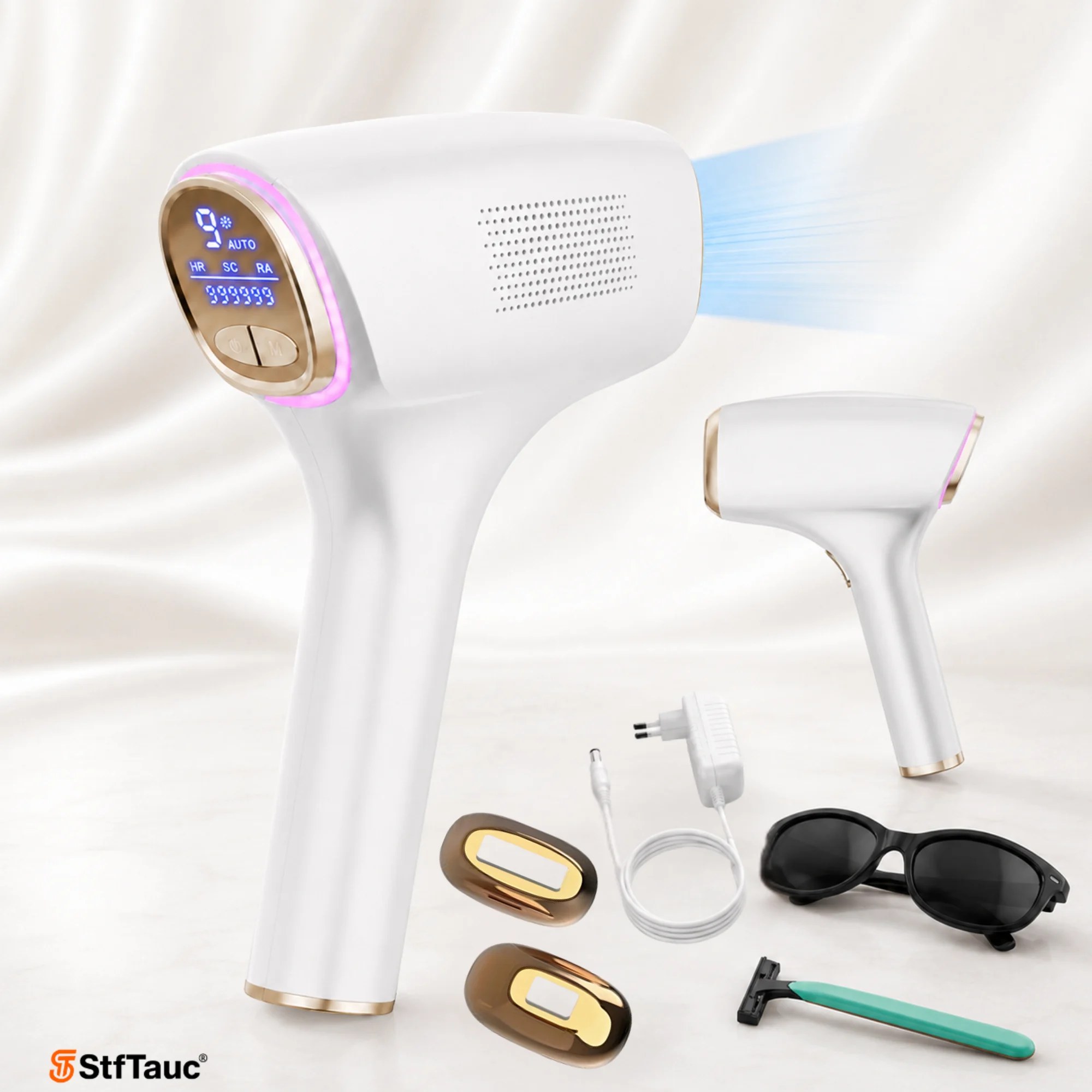 rc8g4iz9rp2yqltscqdf Epilator IPL cu răcire W-1101, 9 niveluri și afișaj digital - imagine 1