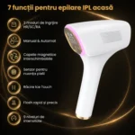 Epilator IPL cu răcire W-1101, 9 niveluri și afișaj digital - imagine 4